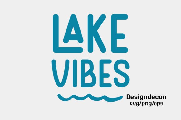 Download Lake Vibes Quote Retro Svg - Vibe Collection