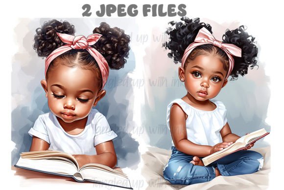 Download African American Girls Clipart Set 5 - Girls Collection
