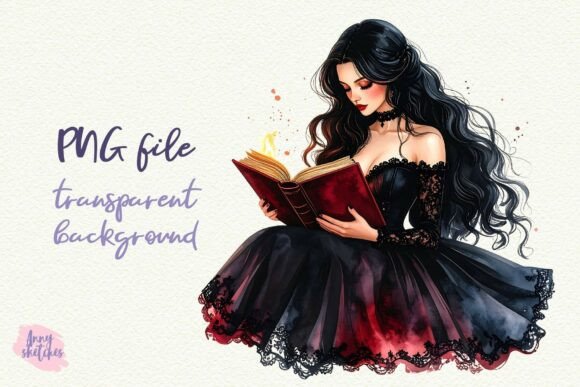 Download Woman Reading PNG Dark Romance Clipart - Premium Resources