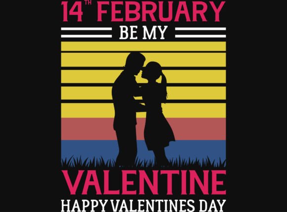 Download 14 February Valentine's Day T-shirt Design - 14 february Collection
