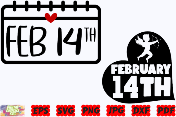Download 14 February SVG | Valentine's Day SVG - 14 february Collection