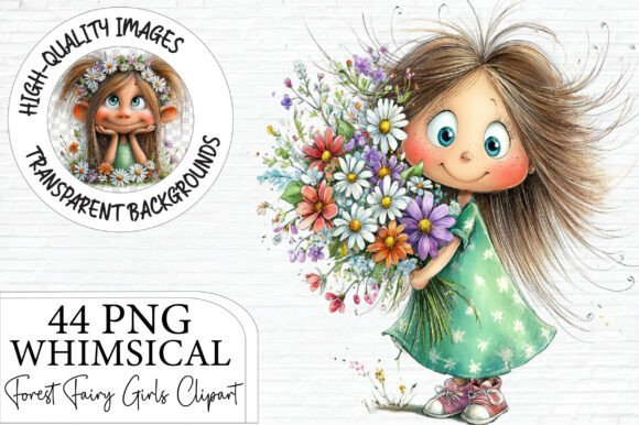 Download Forest Fairy Girls PNG Clipart Bundle - Girls Collection