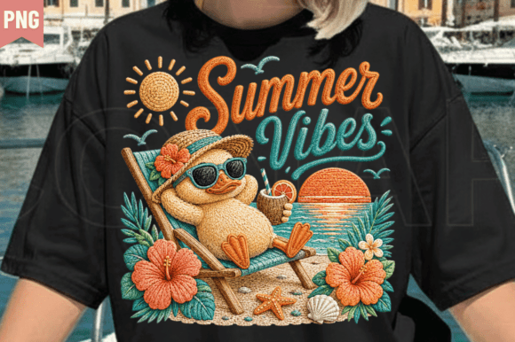 Download Summer Vibes Bear PNG FAUX YARN Design - Vibe Collection