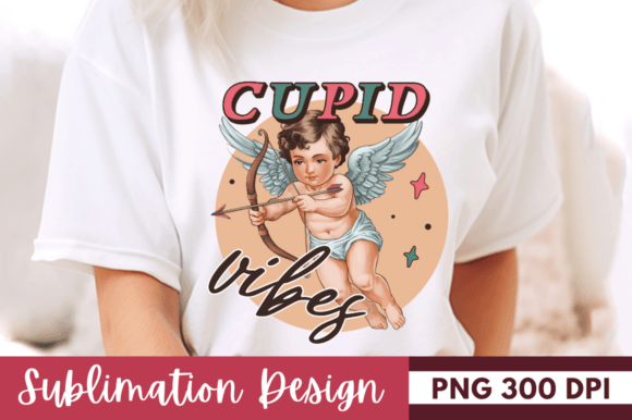 Download Cupid Vibes Sublimation Design - Vibe Collection