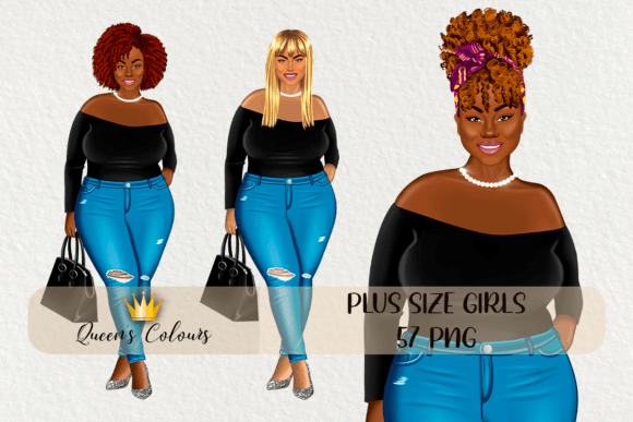Download Plus Size Clipart, Plus Size Girls - Girls Collection